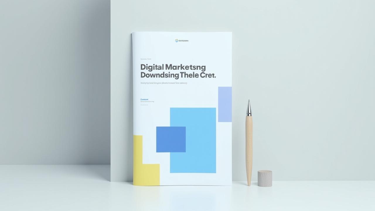 Portada de un whitepaper B2B de aspecto profesional sobre estrategias de marketing