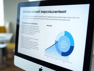 Maqueta de un caso de éxito con gráficos de crecimiento y testimonios de clientes.